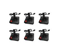 6X Controlador de Joystick para Juegos para 2600 Game Rocker con Palanca de 4 VíAs y BotóN de AccióN Simple Gamepad Retro