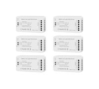 6X Controlador de Tira de Luces LED Wifi Matter Controlador RGBCW Tira de Luces LED Compatible con para Bixb/Siri/para Home/para Control de