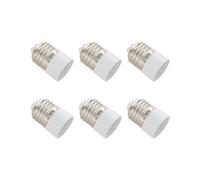 6X Convertidor Adaptador de Bombilla Lampara LED E27 A E14