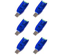 6X Convertidor USB Industrial una RS485 RS232 Protección de Actualización Convertidor RS485 Compatibilidad V2.0 Conector -485 Estándar