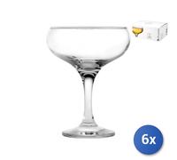 6X Copas De Vidrio Modelo Bistro Champagne, 27Cl, Transparente