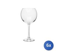 6X Copas De Vidrio Transparente Cabernet Ballon Cl70