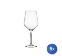 6x Copas De Vidrio Transparente Electra Large Cl55 Bormioli Rocco