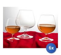 6X Copas De Vidrio Transparente Para Degustación Napoleon 2 Cl25