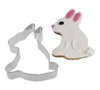 6x Corta Pastas Conejo Sentado 9,5 CM Acero Inox. Cortadores Cortapasta