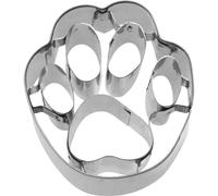 6X Cortadores De Galletas Huella De Perro 2D 6 Cm Acero Inoxidable