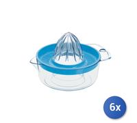 6x Cosmoplast Exprimidor De Jugo Rosa, Transparente