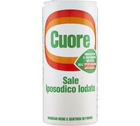 6x CUORE Sale Iposodico Iodato Sal Italiano Sal yodo 180 g Italiano