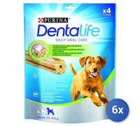 6X Dentalife Perro Snack Palitos 142 Gramos Grande 4 Piezas