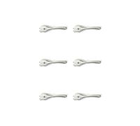 6X Detector de Alarma de Fuga de Agua con Sensor Cableado, Cable de 1 Metro, Sonda de Sensor de Nivel de Agua, Postes Metálicos Dobles
