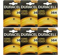 4x Duracell 364 1.5v Silver Oxide Watch Battery Batteries SW621SW D364 V364 SR60