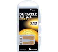 6x Duracell ActivAir 312 MF (Hg 0%) Hearing Aid BL066