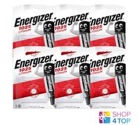 6x Energizer CR1025 Baterías Celda Moneda de Litio 3V para Relojes
