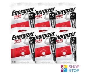 6x Energizer CR1025 Baterías Celda Moneda de Litio 3V para Relojes