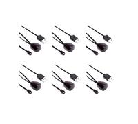 6X Extensor IR Infrarrojo IR Receptor de Control Remoto USB IR Receptor Adaptador Transmisor para Caja de Cable Receptor EstéReo HD TV