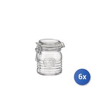 6x Floreros Vidrio Tappoerm Officina1825L 0,35 Transparente Bormioli rocco