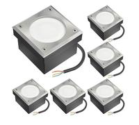 6x GX53 empotrable de suelo de adoquines NEOLUM para exterior IP67 angular 10
