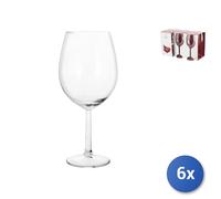 6X H&h Set 6 Copas De Vidrio Vinissimo Cl 57 Transparente