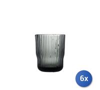 6x H&H Vasos Lyric De Pasta De Vidrio Trabajados Colores Asortidos Cl 28.