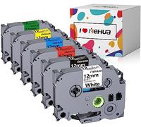6x Hehua Compatible Cinta de Etiqueta TZe231 TZ431 TZ531 TZ631 TZ731 TZ335