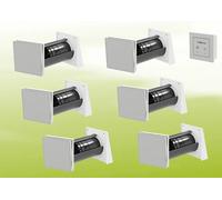 6x Kit de ventilación Viessmann Vitovent 100-D Typ H40E B55 (F) con unidad de control 100-D inalámbrica