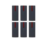 6X Lector de Tarjetas IC una Prueba de Agua IP68 13.56Khz Lector Esclavo de Control de Acceso de Tarjeta de Proximidad Compatible con Salida Wiegand
