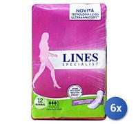 6X Líneas Especialista Para Incontinencia 12 Piezas Normal