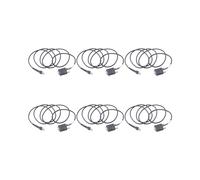 6X Ls2208 Rs232 Serial Cable Cba-R01-S07Par para Escáner de Código de Barras Símbolo Ls2208 6.5 Pies