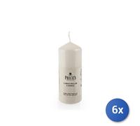 6X Mechas De Cera Blanca Cm.6X15