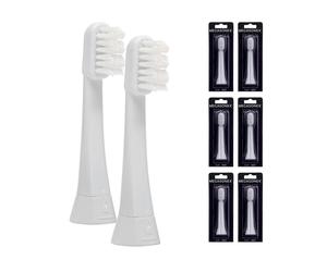 6x Megasonex Cabezal De Cepillo Zick Zack - Suave