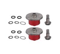 6X Metal Diff Case Diff Gear 37T Input Gear 13T para ARRMA 1/10 Kraton Senton Rock Granite Outcast 4X4 Upgrades Parts,1