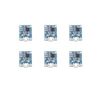 6X Micro-UsB 1A Li-Ion 18650 Cargador de Batería de Litio Carga del Módulo para TP4056 Placa