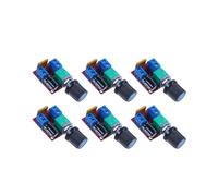 6X Motor Controlador de Velocidad PWm 3V 6V 12V 24V 35VDC 90W 5A Interruptor de Control de Velocidad del Motor Atenuador LED