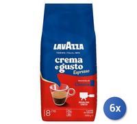 6x Multipack Café Lavazza KG 1 Granos Crema Sabor