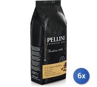 6x Multipack Café Pellini N 3 Gran Aroma Granos KG 1