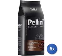 6x Multipack Café Pellini N 9 Cremoso Granos KG 1
