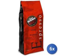 6x Multipack Café Vergnano Espresso BAR Granos KG 1