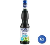 6x Multipack Fabbri Sirope Cero Menta Ml 560