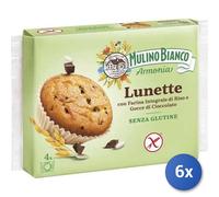 6x Multipack Mulino Bianco Lunette Sin Gluten Gr 140