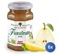 6x Multipack Rigoni Mermelada Bio 250G SIN AZÚCAR Peras