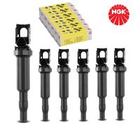 6X NGK U5055 Bobina Módulo Encendido Para BMW F20 E87 E90 E46 Alpina B7 Citroën