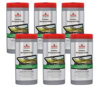6x Nigrin Scheibenreinigungs-Tücher Cristal Spender-Box Transparente Cada 30x