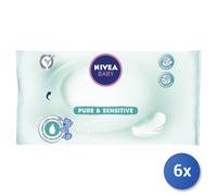 6x Nivea Toallitas Puro & Sensible 63