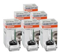 6x OSRAM CLASSIC D3S 4300 K 3200 lm XENARC Bombilla