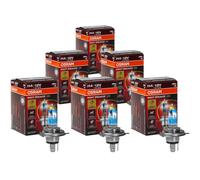6x OSRAM H4 NIGHT BREAKER 220 Halógeno Hasta +220% 1650/1000 lm Modelo 2024/25