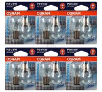 6x Osram P21/4W Con Base De Metal 12V 21/4W Base BAZ15d