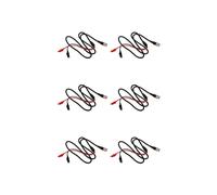 6X P1011 BNC Q9 Macho Doble Punto Cocodrilo Osciloscopio Plomo Prueba Sondas Cable 1 M