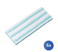 6x Paño Para Suelo Leifheit Picobello M Micro Duo, Modelo 56610, Para Una