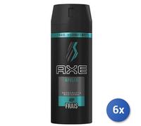 6x Paquete Axe Desodorante Spray 150 Ml. Apollo Hecho En Reino Unido