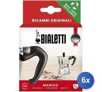 6x Paquete Bialetti Manico Moka 1/2 Tazas